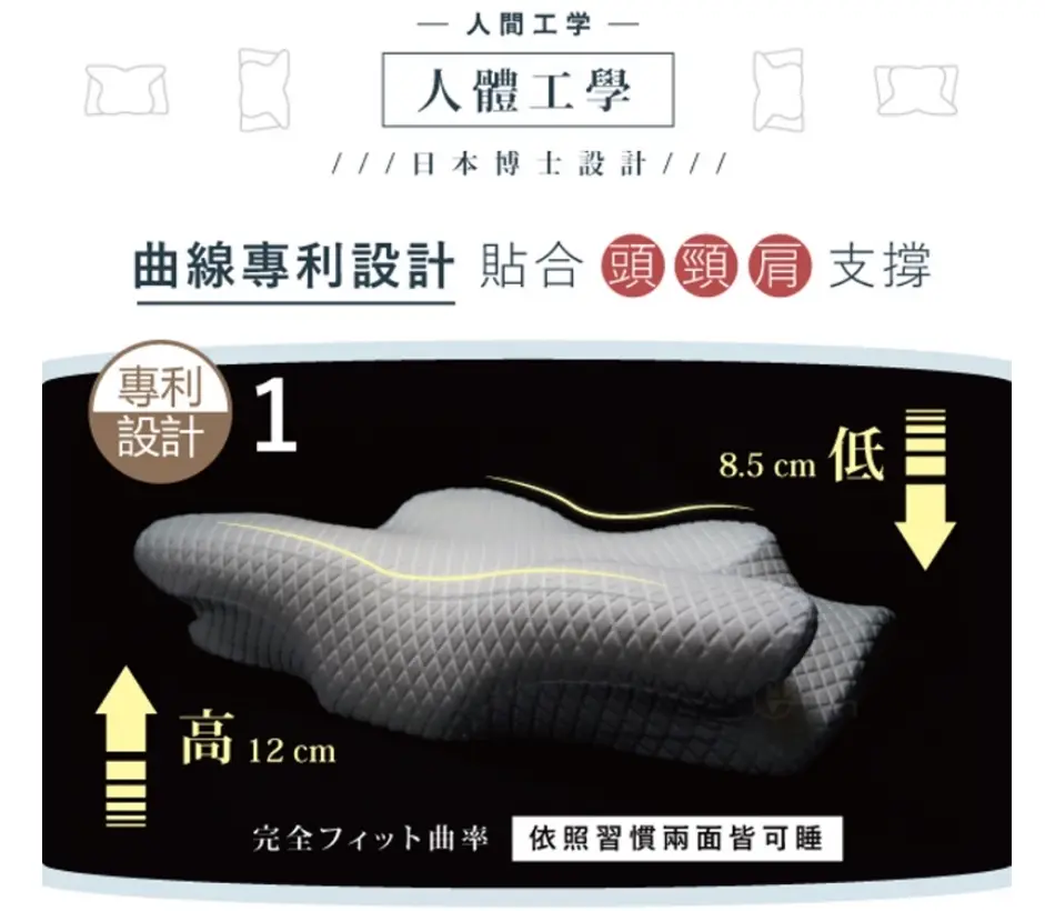 Pure Sleep 日本暢銷-殿堂的夢枕(記憶枕 支撐頸部 枕頭)